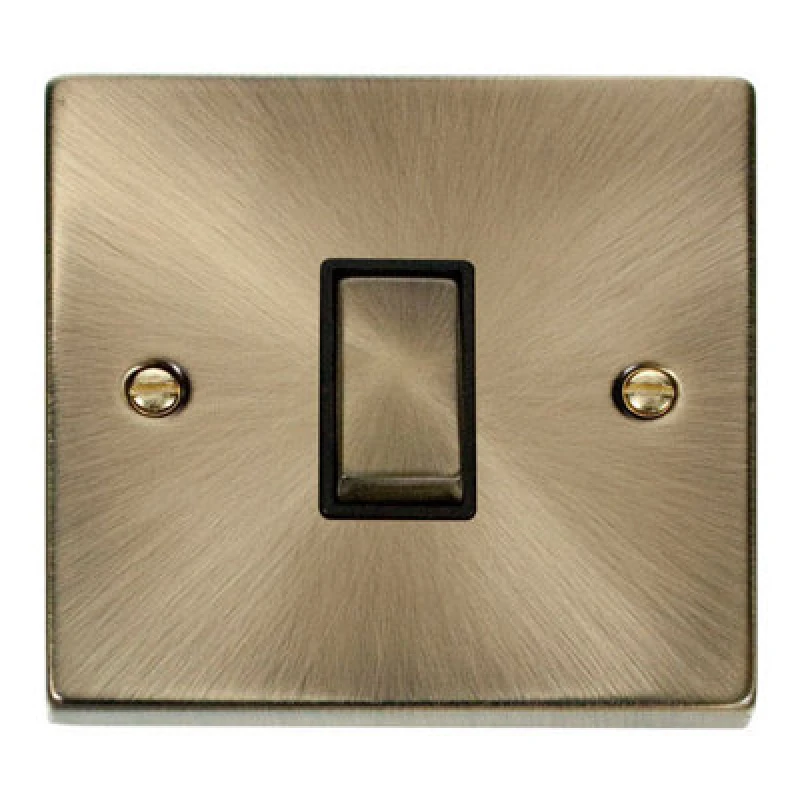 Image of SE Home Antique Brass 10A 1 Gang 2 Way Ingot Light Switch Gold unisex