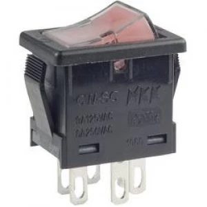 Image of Toggle switch 250 V AC 6 A 2 x OffOn NKK Switches
