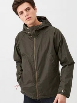 Image of Barbour Orta Wax Jacket - Olive Size S, Men