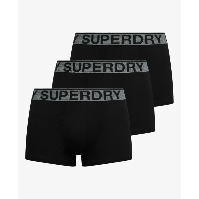 Image of Superdry Underpants Superdry (x3) Noir Male S