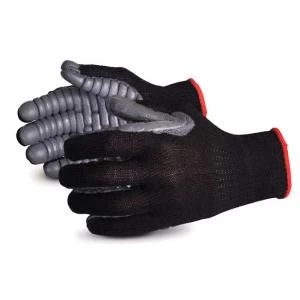 Image of Superior Glove Vibrastop Vibration Dampening Glove Grey XL Ref
