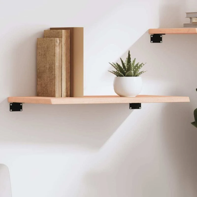 Image of VIDAXL Wall Shelf 60x30x2cm Untreated Solid Wood Oak Vidaxl 8720845812454
