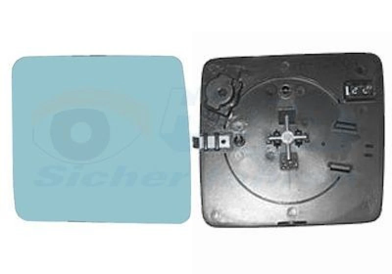 Image of VAN WEZEL Wing mirror glass VAN WEZEL 3024836