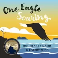 Image of one eagle soaring
