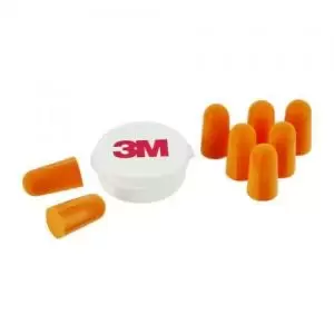 image of 3M Ear Plugs 1100 with Storage Box 1 Kit with 4 Pairs 7100141700