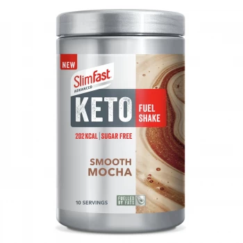 Image of SlimFast Advanced Keto Fuel Shake Smooth Mocha 350g