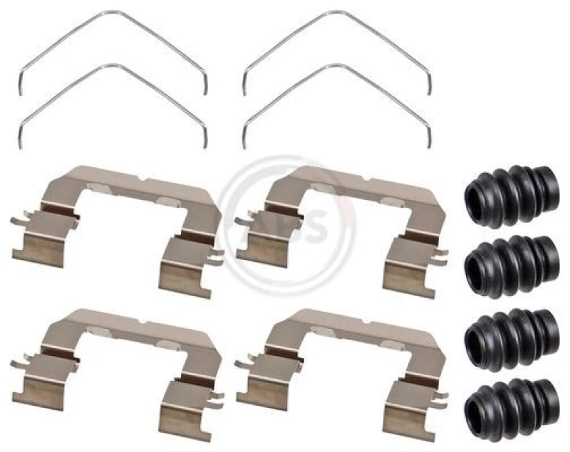 Image of A.B.S. Brake pad fitting kit A.B.S. 0123Q