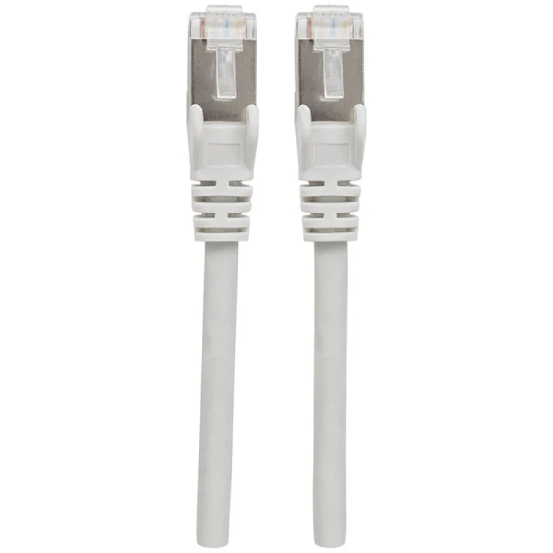 Image of Intellinet Intellinet Network Patch Cable Cat7 Cable/Cat6A Plugs 10m White Copper S/FTP LSOH / LSZH PVC RJ45 Gold Plated Contacts Snagless Booted Life