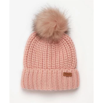 Image of Barbour Girls Saltburn Beanie - Pink PI5