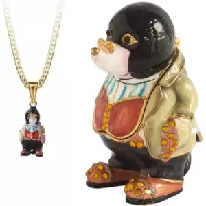 Image of Secrets from Hidden Treasures 1075 Wind in The Willows Mole Trinket Box