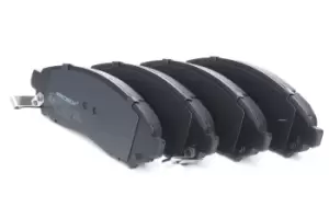 Image of RIDEX Brake pad set 402B0303 Brake pads,Brake pad set, disc brake NISSAN,INFINITI,NP300 Navara Pickup (D40),Pathfinder III (R51)