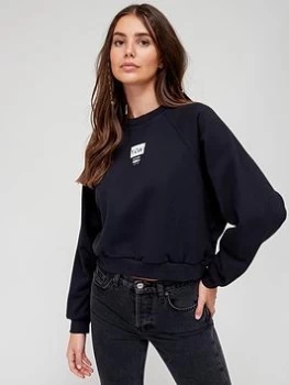 Levis Levis Vintage Raglan Crew Sweat - Black, Size L, Women