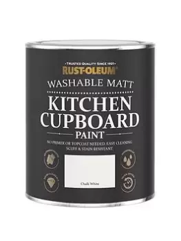 image of Rust-Oleum Kitchen Cupboard Paint - Chalk White