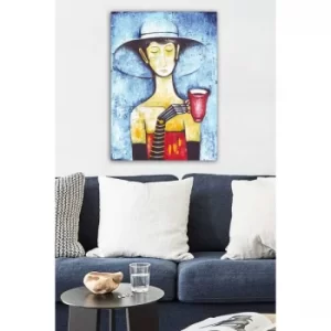 Image of 32607913-5070 Multicolor Decorative Canvas Painting