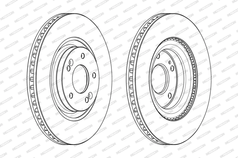 Image of Brake disc FERODO DDF2199C