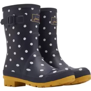 Image of Joules Womens Mollywelly Mid Height Printed Wellington Boots UK Size 7 (EU 40/41, US 9)