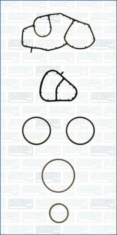 Image of AJUSA Gasket Set, oil cooler AJUSA 77085000
