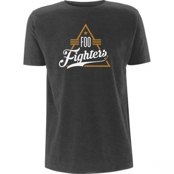 Image of Foo Fighters - Triangle Unisex Large T-Shirt - Grey