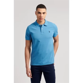 image of US Polo Assn Small Polo Shirt - Blue