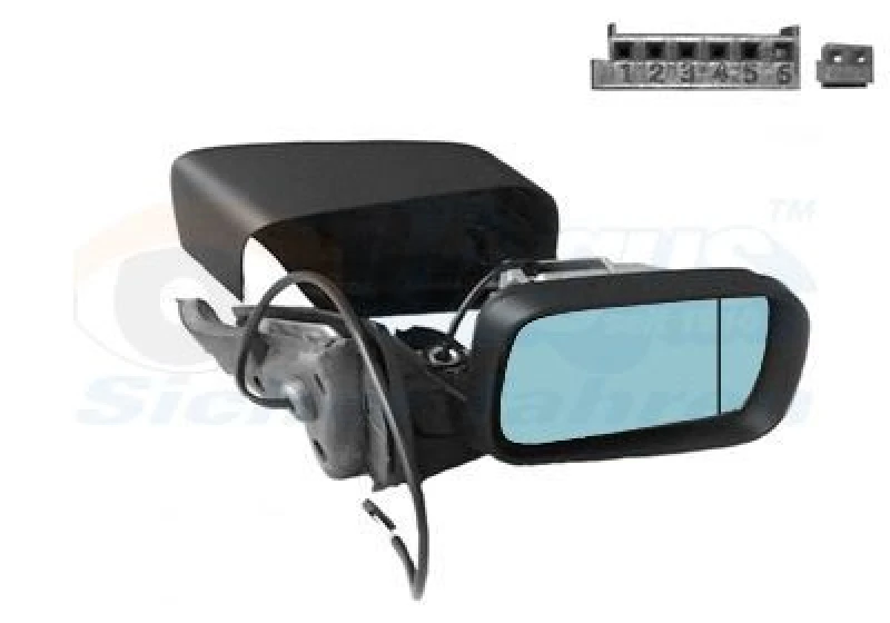Image of VAN WEZEL Wing mirror VAN WEZEL 0646810