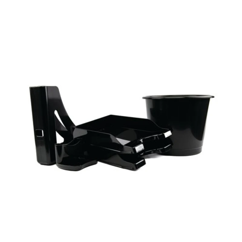 Image of Deflecto Sustainable Desktop Starter Kit Black CP175RCBLK