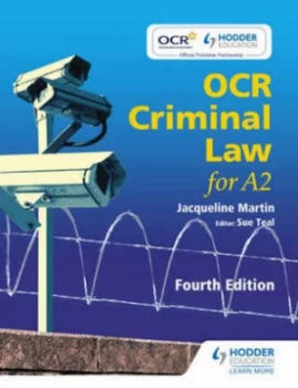 Image of Ocr Criminal Law for A2 by Jacqueline Martin Paperback