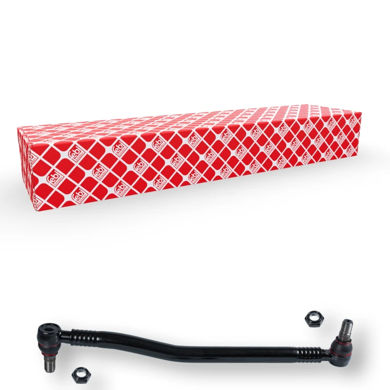 Image of FEBI BILSTEIN 106537 Centre Rod Assembly ProKit Front Axle, with nuts Centre Rod Assembly (285)
