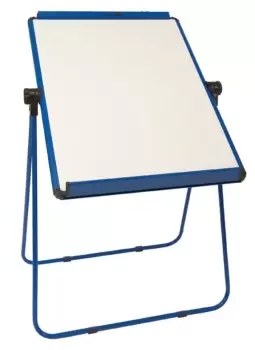 image of Ultramate Blue Magnetic Loop Leg Flipchart Easel