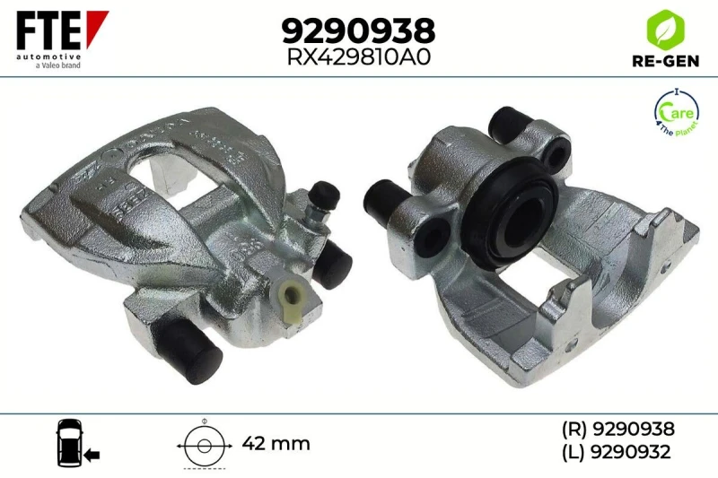 Image of Brake caliper FTE 9290938