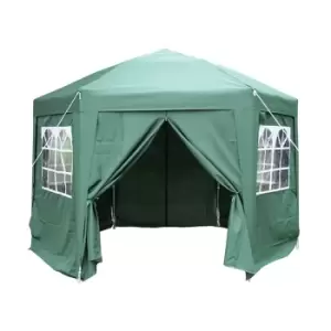 Airwave 3.5m Hexagon Gazebo - Green