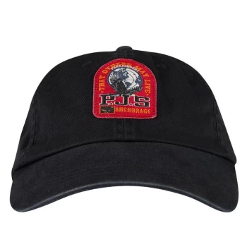 Image of PARAJUMPERS Patch Baseball Cap - Black
