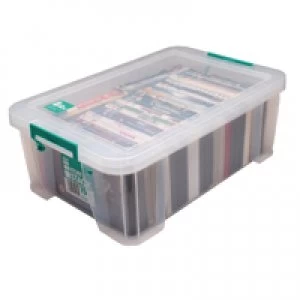 image of StoreStack 15 Litre Clear W300xD470xH170mm Storage Box RB11085