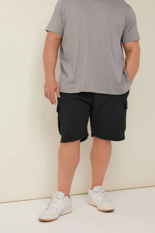 Image of BadRhino BadRhino Men Jogger Shorts in Black Size: 3X-Large Black XXXL Male 5057147756654