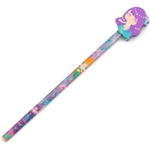 Image of Mermaid Pencil And Eraser