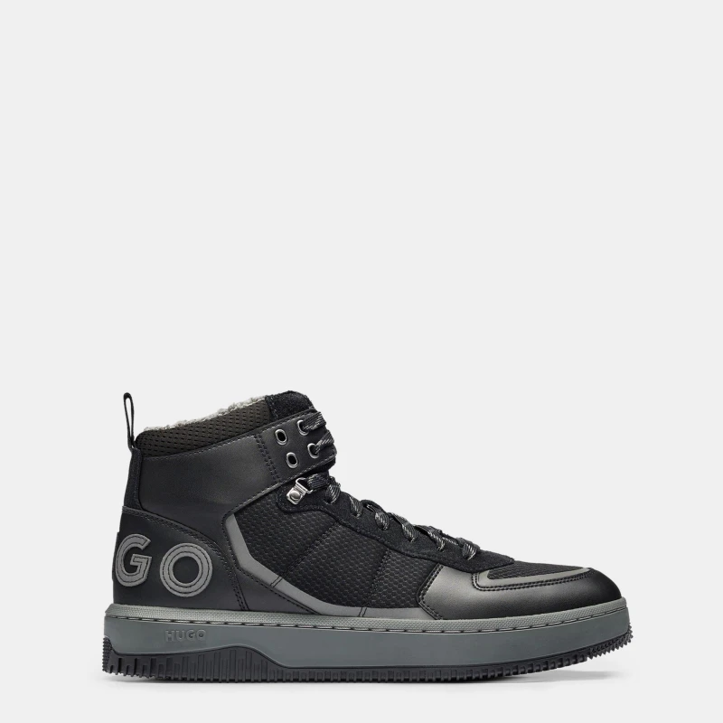Image of Hugo Mens Kilian Hito Hkmx High-Top Trainers Black male 5 (39)