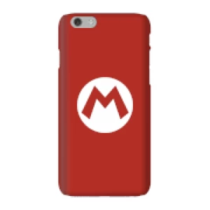 Image of Nintendo Super Mario Mario Logo Phone Case - iPhone 6 - Snap Case - Gloss