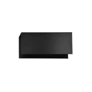 image of Tolos Black Flush Wall Lamp 1x E27