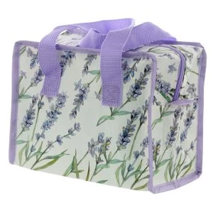 image of Lavender Fields Small Recycled Plastic Reusable Lunch Bag