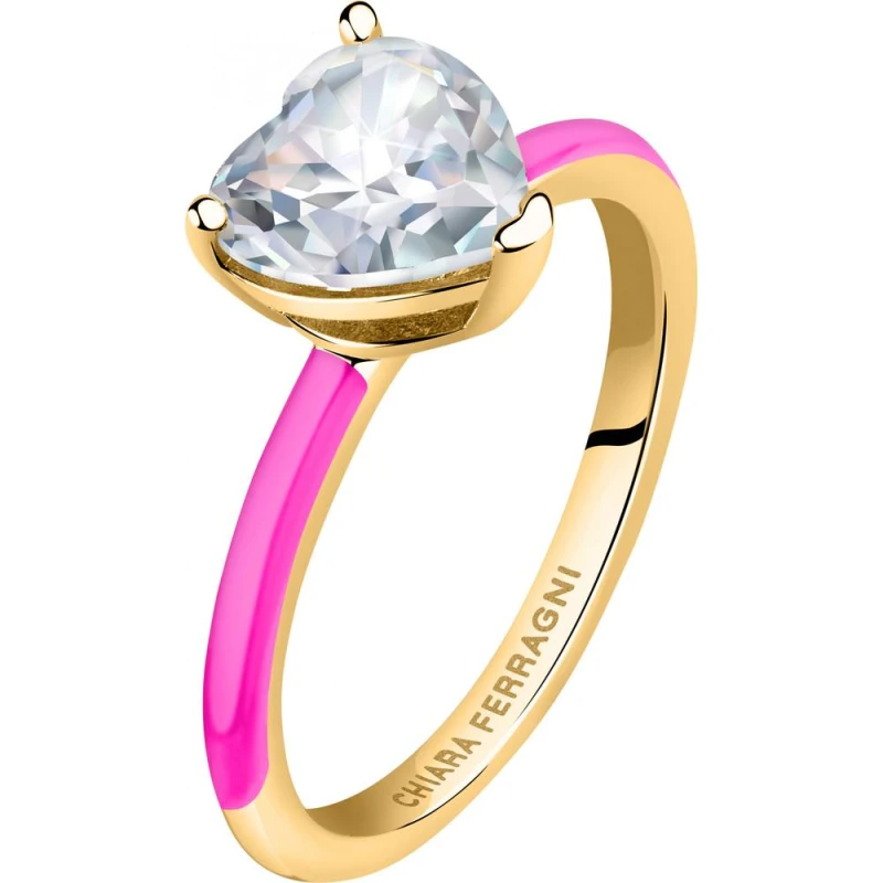 Image of Chiara Ferragni Womens J19AVI34014 Ring in Gold Gold Female One Size