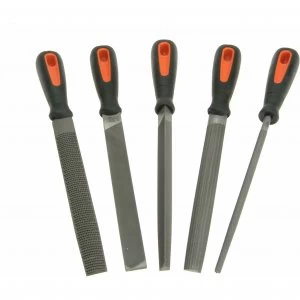 Image of Bahco 5 Piece Ergo Engineers File Set 8"