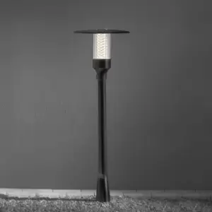 Image of Nova Outdoor Classic Matt Black Pathway Bollard Light, IP44