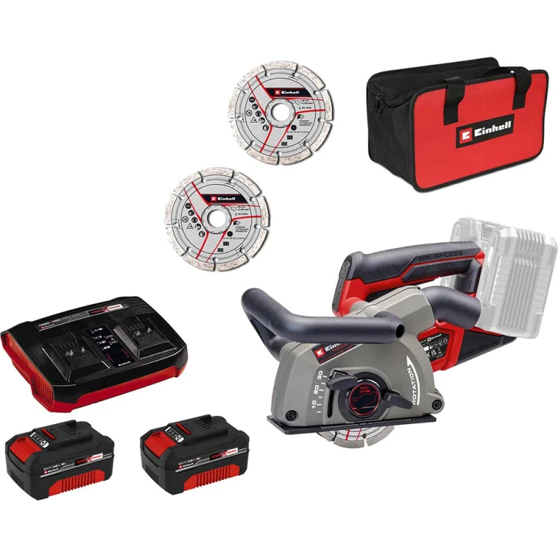 Image of Einhell Professional TP-MA 36/30 Li BL 36v Cordless Brushless Wall Chaser TP-MA 36/30 Li BL Batteries: 2 x 4ah Li-ion