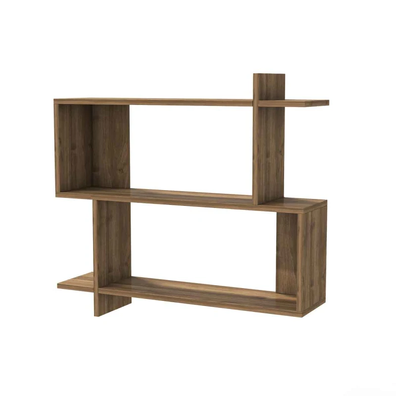 Image of Decorotika Mina Wall Shelf Dark Brown unisex