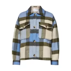 Image of Selected Femme Fremi Check Jacket - Blue