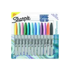 Image of Sharpie Permanent Marker Mystic Gems Pack of 12 2157681 GL57681