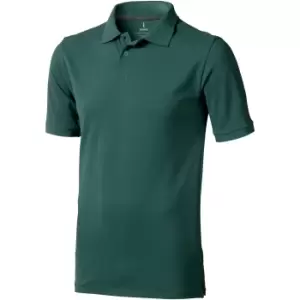 Image of Elevate Mens Calgary Short Sleeve Polo (Pack of 2) (XS) (Forest Green)