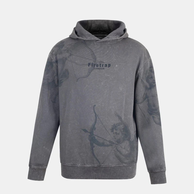 Image of Firetrap Mens Graphic Hoodie Cherub male S
