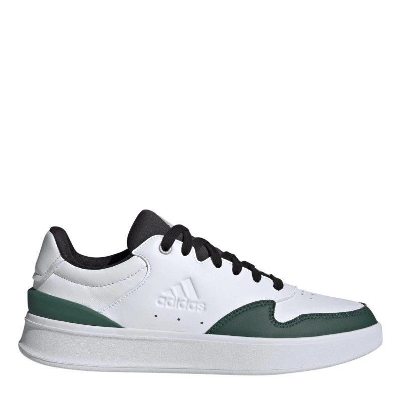 Image of adidas Mens Kantana Top Low-Top Trainers Wht/ColGreen male 7 (40.7)