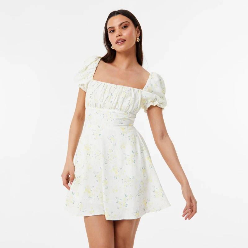 Image of Jack Wills Tie Back Dress Mini Dresses 6 (2XS) White 64154727270