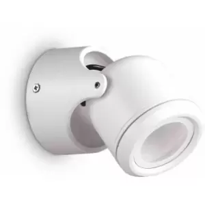 Image of Netlighting Xeno 1 Light Outdoor Wall Light White IP44, GU10